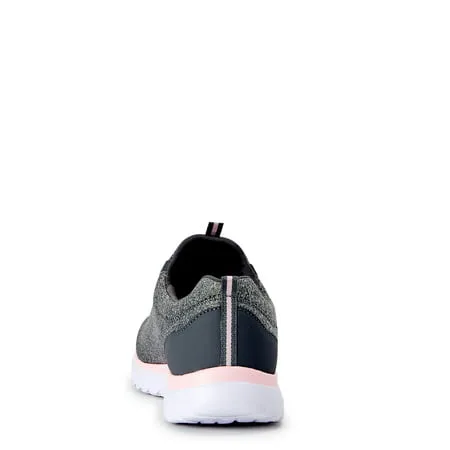 Athletic Works Women's Bungee Slip-On SneakersGray,