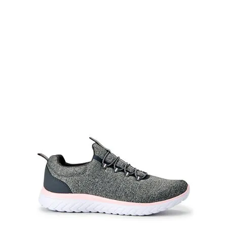 Athletic Works Women's Bungee Slip-On SneakersGray,