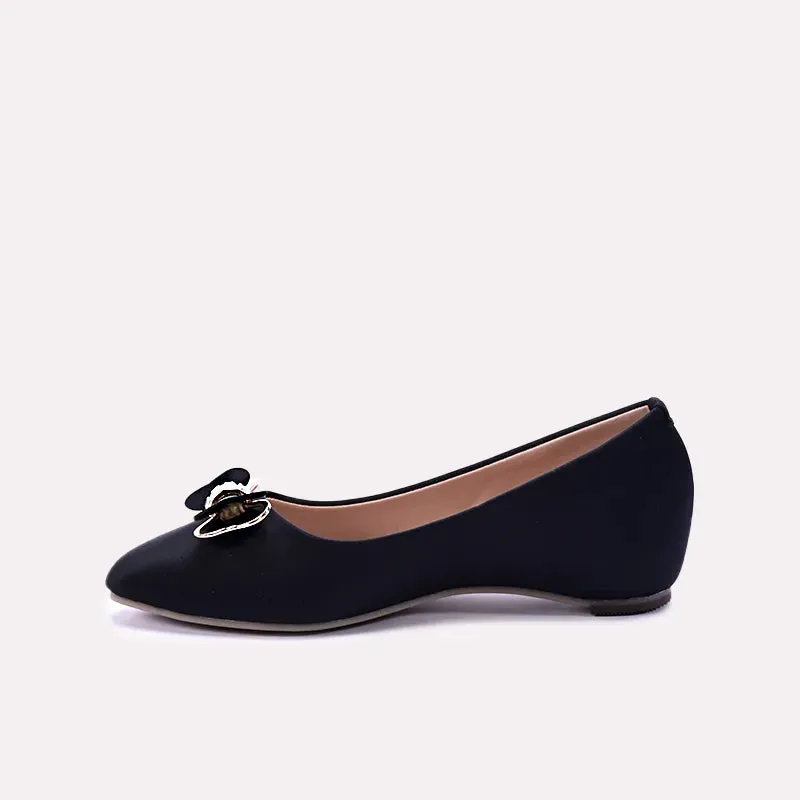 Heike Black Casual Pumps 0431048