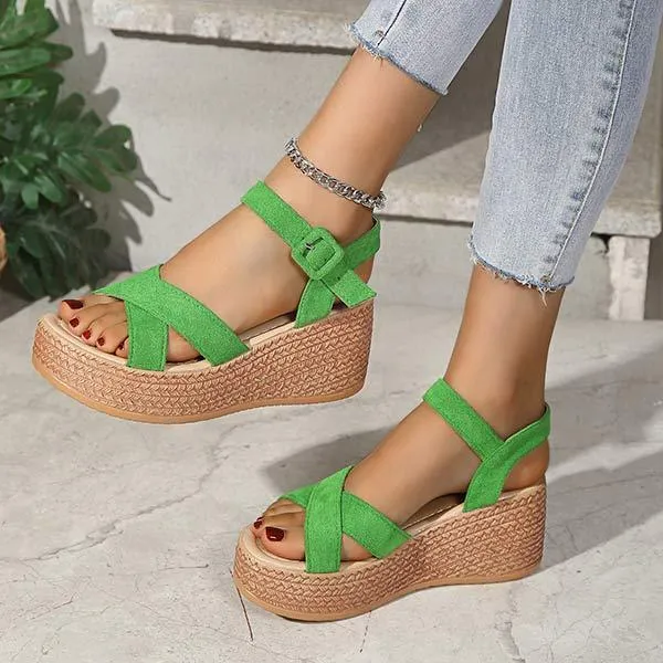 Women's Platform Wedge Platform Sandals 83702988C