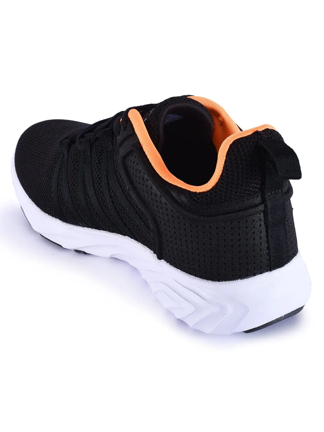 WYNK Black Men's Running Shoes